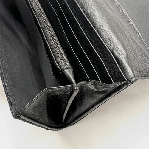 Dior black trotter canvas wallet used with dustbag