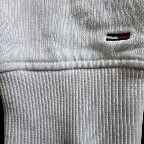 Tommy Jeans Hoodie white Medium like new, relaxed fit