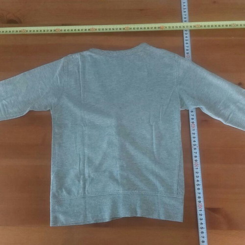 Children's thin sweatshirt cardigan used, gray