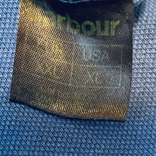 Barbour International polo shirt, electric blue, XXL