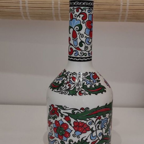 Metaxa collectible bottle like new, porcelain, large size