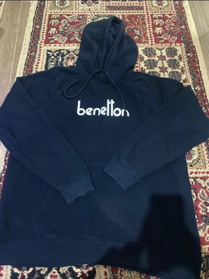 Φούτερ Benetton μεταχειρισμένο, μπλε, μέγεθος XXL