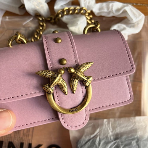 Pinko Mini Bag new, pink, shoulder style, 12x8 cm