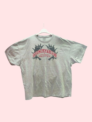 Vintage Levi Strauss men's T-shirt XXL used, gray, cotton