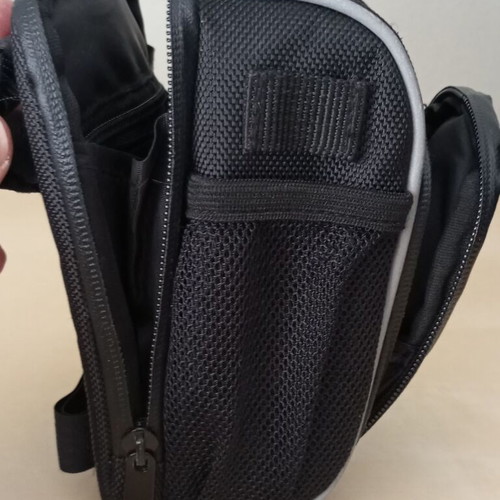 B-Soul small handlebar bag used, multi-compartment bicycle accessory
