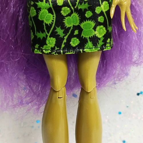 Monster High Clawdeen Freaky Fusion doll used, incomplete with flaws