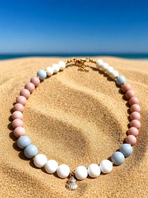 Handmade summer necklace like new