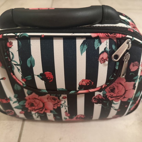 Cosmetic bag like new, multicolored