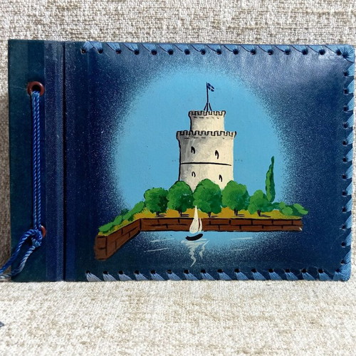 White Tower Thessaloniki Photo Album vintage, 1960s