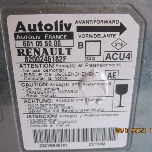 Airbag control unit for Renault Megane '02-'05 used
