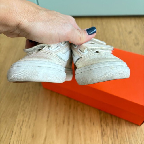 Vans shoes used with velcro and glitter size 21.5