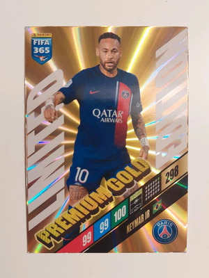 Άλμπουμ καρτών FIFA 365 Panini με Neymar Jr., limited edition, premium gold καινούργιο