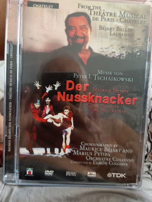 Nutcracker Tchaikovsky Béjart Ballet Lausanne DVD like new, subtitles in 5 languages