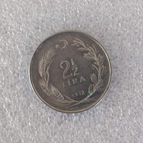 Turkey 1972 2½ Lira coin AE-19