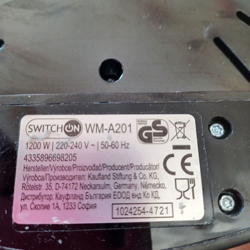 Switch On crepe maker used