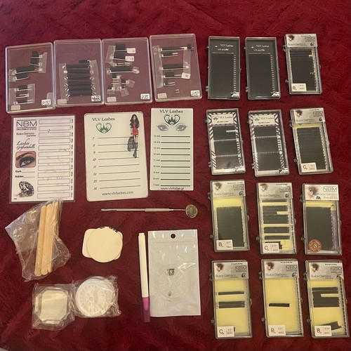 Eyelash extension materials like new with accessories