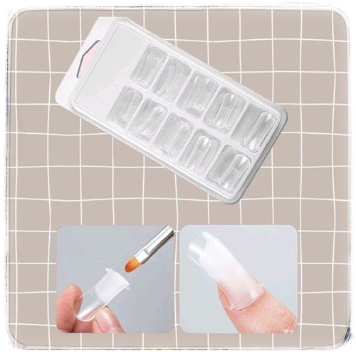 Nail kit acrylic building semi-permanent like new