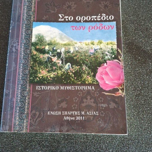 Sto Oropedio Ton Rodon historical novel like new