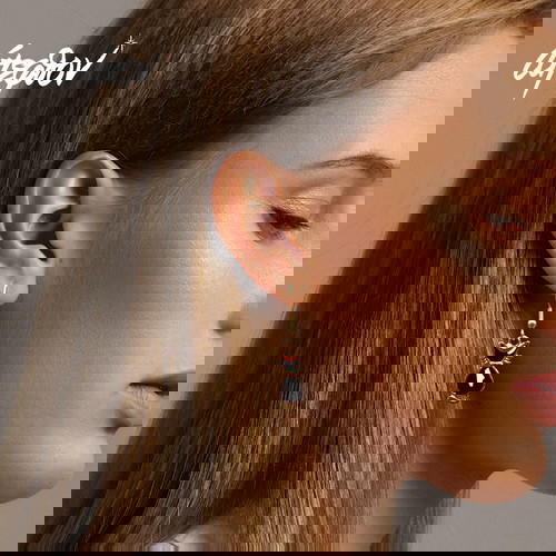 Χειροποίητα σκουλαρίκια γάτα ασπρόμαυρη καινούργια, υποαλλεργικά