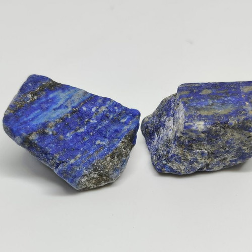 Lapis Lazuli natural raw stones, like new, set of two