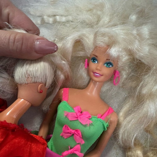 Barbie vintage dolls used, retro lot