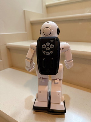 Children's robot toy with movement