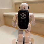 Children's robot toy with movement