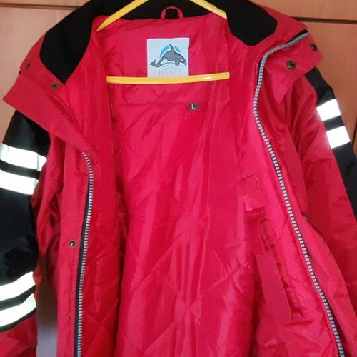 Men's jacket red XL like new