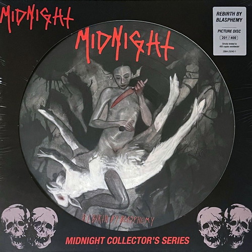 Midnight Rebirth By Blasphemy 2026 Limited Numbered Edition Picture Disc vinyl LP new