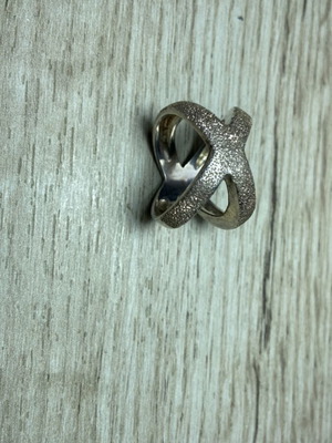 Oxette silver ring like new size 54