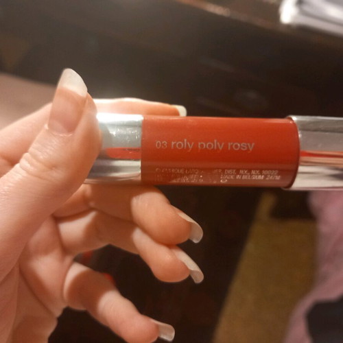 Clinique stick blush used, shade Roly poly rosy