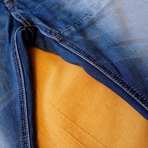 Men's denim jeans like new, size 31, blue, crinkled style