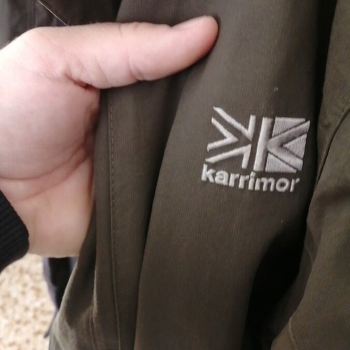 Karrimor men's jacket size Large like new, khaki