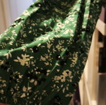 Maxi dress with buttons and belt, like new