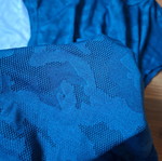 Shein blue and white perforated sports T-shirts, small, pack of 2