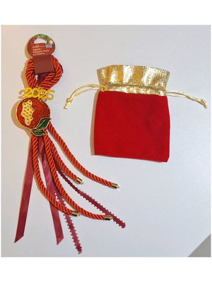 Gouri 2025 new with pouch New Year's charm
