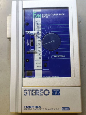 Toshiba KT-S1 Walkman cassette player with FM radio used