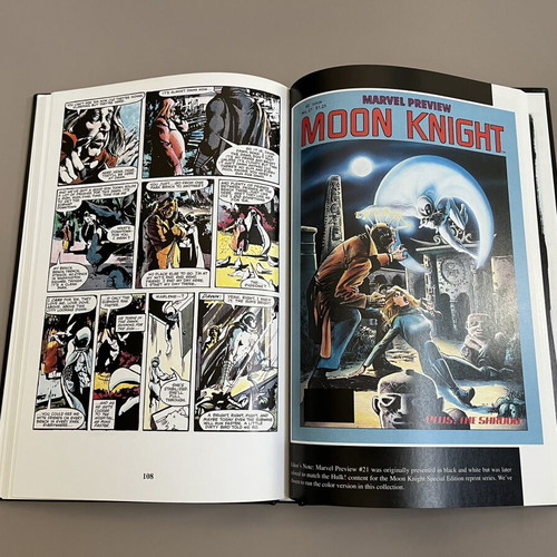 Moon Knight: Countdown to Dark HC like new, Marvel Premiere Classic Vol. 50