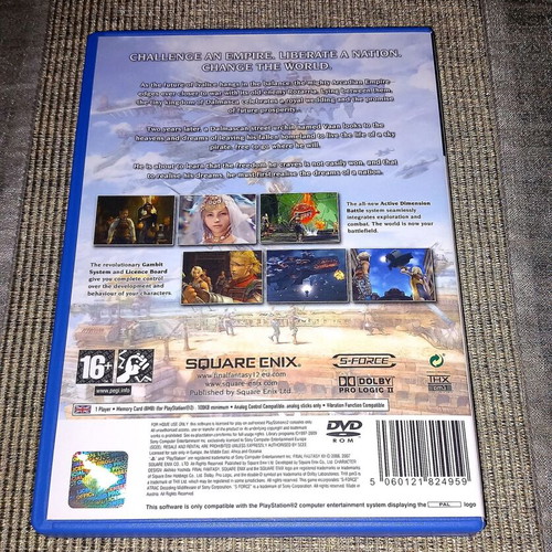 Final Fantasy XII used for Playstation 2