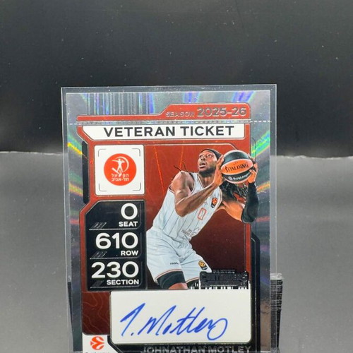 2025-26 Euroleague Panini Contenders Autographed Cards like new