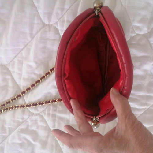Small shoulder bag real leather like new
