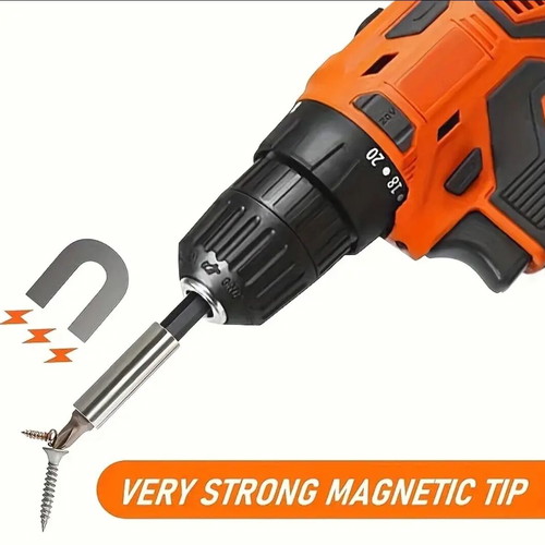 Magnetic drill extension 60mm with hex shank new