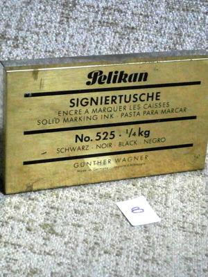 Pelikan Solid Marking Ink 1/4 Kg Black Vintage, new