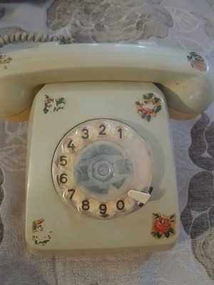 Rotary landline phones used from 1960-70