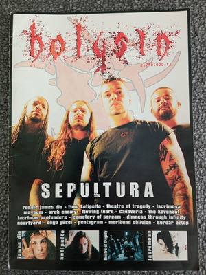 Holysin Turkish Metal Magazine 2002 like new