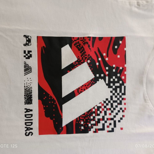 Adidas t-shirt like new, size 164 cm, white