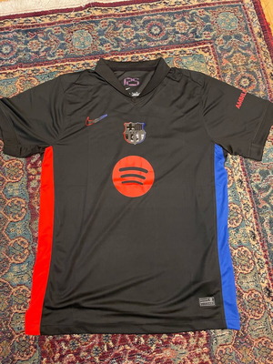 Barcelona Away Jersey new with tags, sizes L and M