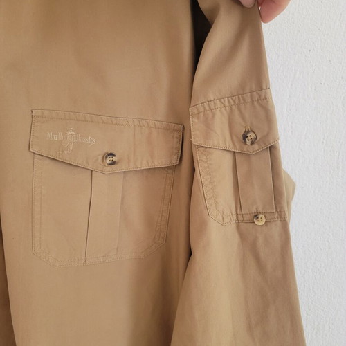 Marlboro Classics Men's Safari Shirt XL beige 100% cotton like new