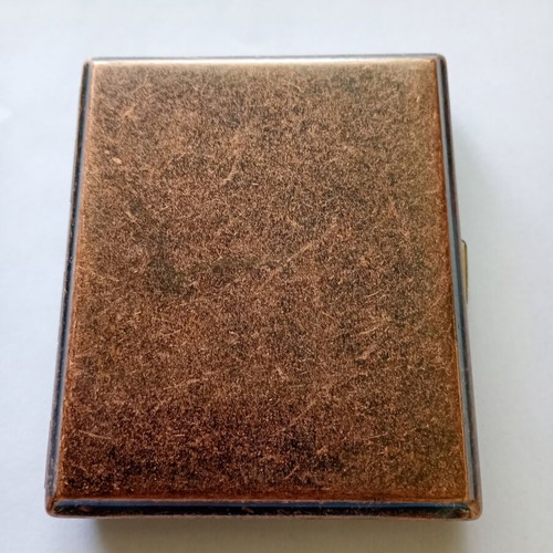 Coney Vintage German Metal Cigarette Case used