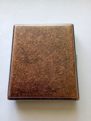 Coney Vintage German Metal Cigarette Case used